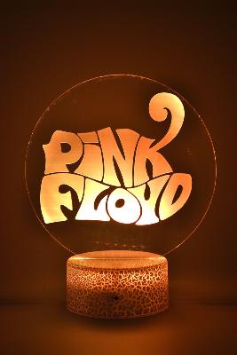 Lampe 3d personnalisée à led - Rock Pink Floyd