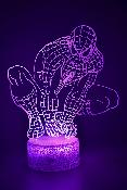 Lampe 3d personnalisée à led - Spider Man