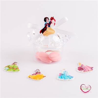 Figurine Princesses Walt Disney plate en pvc 3.7 cm