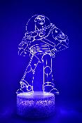 Lampe 3d personnalisée à led - Disney Buzz l'éclair | Veilleuse Enfant Magique, Décoration Chambre, Cadeau Personnalisé