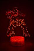 Lampe 3d personnalisée à led - Iron Man