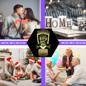 Lampe de chevet LED 3D - Boxe MMA | Veilleuse, Décoration Maison, Cadeau Personnalisé Anniversaire et Noël
