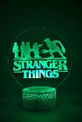 Lampe 3d personnalisée à led - Stranger Things | Veilleuse Enfant, Décoration Chambre, Cadeau Personnalisé Anniversaire et Noël