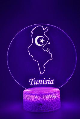Lampe 3d personnalisée à led - Pays Tunisie