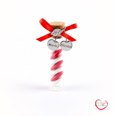 Étiquette Bois Cerise – Mariage, Baptême, Communion, Anniversaire