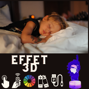 Lampe 3d personnalisée à led - La Corse | Veilleuse Enfant, Décoration Chambre, Cadeau Personnalisé Anniversaire et Noël