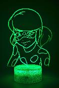 Lampe 3d personnalisée à led - Miraculous