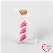 Contenant dragees tube  essai verre avec tetine