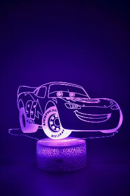 Lampe 3d personnalisée à led - Disney Cars