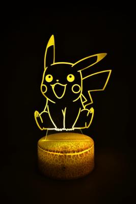 Lampe 3d personnalisée à led - Pikachu