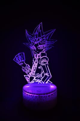 Lampe 3d personnalisée à led - Manga Dragon Ball Z Yu Gi Oh | Veilleuse Enfant, Décoration Chambre, Cadeau manga et animé Anniversaire et Noël