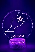 Lampe 3d personnalisée à led - Pays Maroc