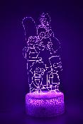 Lampe 3d personnalisée à led - Famille Simpson | Veilleuse Enfant, Décoration Chambre, Cadeau Personnalisé Anniversaire et Noël