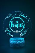 Lampe 3d personnalisée à led - Rock The Beatles | Veilleuse maison, Décoration Chambre, Cadeau Personnalisé Anniversaire et Noël
