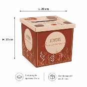 Urne Joyeux Anniversaire Terracotta Party – 20 x 20 cm