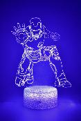 Lampe 3d personnalise  led - Iron Man Avengers | Veilleuse Enfant, Dcoration Chambre, Cadeau Personnalis Anniversaire et Nol