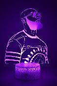 Lampe 3d personnalisée à led - Rappeur Kaaris | Veilleuse Rappeur, Décoration Chambre Fan, Cadeau Original