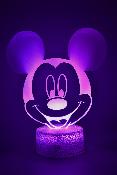 Lampe 3d personnalisée à led - Disney Mickey