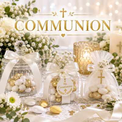Drag�es Communion, contenants et cadeaux d'invit�s